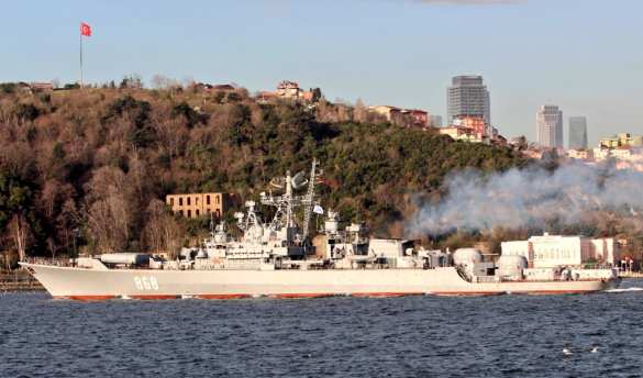Третий с начала недели боевой корабль ВМФ России идёт к берегам Сирии (ФОТО) | Русская весна