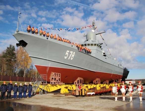 Ракетная «Буря»: корабль нового поколения спущен на воду в Петербурге (ФОТО) | Русская весна