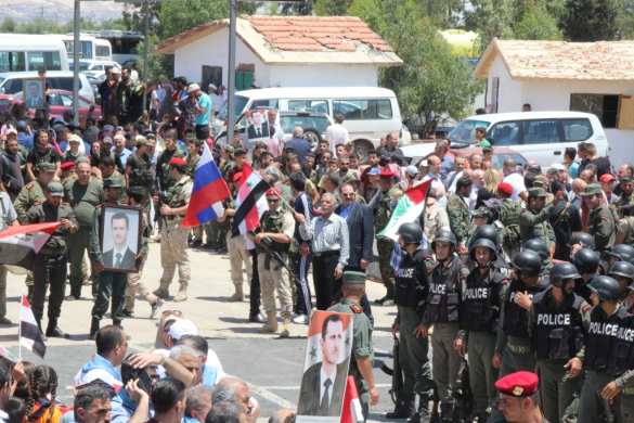 Большое событие в Сирии: В исламистском «котле» славили Путина и танцевали с российскими военными (ФОТО) | Русская весна