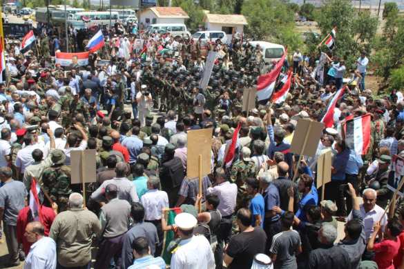 Большое событие в Сирии: В исламистском «котле» славили Путина и танцевали с российскими военными (ФОТО) | Русская весна