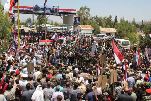 Большое событие в Сирии: В исламистском «котле» славили Путина и танцевали с российскими военными (ФОТО) | Русская весна