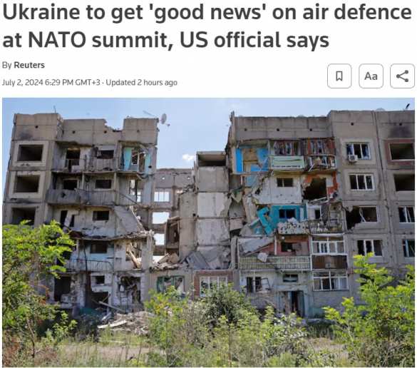 На саммите НАТО будут «хорошие новости» для Украины — Reuters | Русская весна