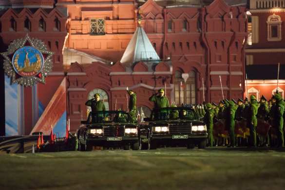 Ночная репетиция Парада Победы на Красной площади (ФОТОРЕПОРТАЖ) | Русская весна