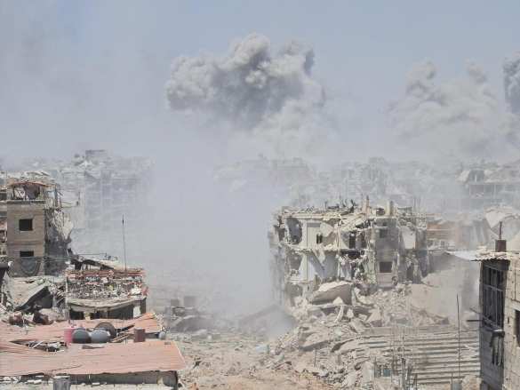 Страшный взрыв: Как русский «Змей Горыныч» сжигает боевиков на юге Дамаска (+ФОТО, ВИДЕО) | Русская весна