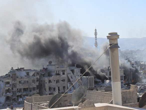 Яркие кадры штурма крепости ИГИЛ: «Змей Горыныч», танки и бронебульдозеры хоронят яростно воюющих боевиков (+ФОТО, ВИДЕО) | Русская весна