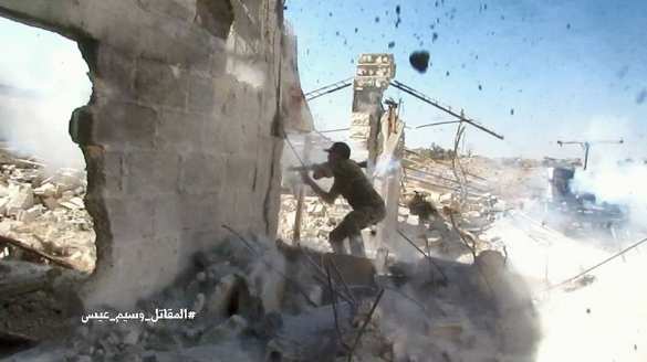 Городские бои: Спецназ САА с собаками выискивает норы боевиков и отвоевывает кварталы под Дамаском (ФОТО) | Русская весна