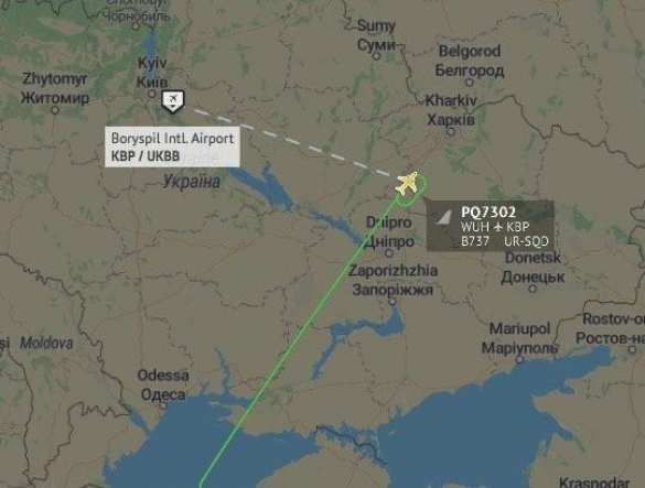 Борт из Уханя прибывает на Украину (+ФОТО) | Русская весна