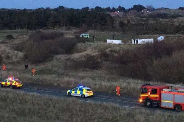 В Британии самолёт упал на поле для гольфа (ФОТО, ВИДЕО) | Русская весна