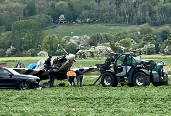Знаки: в Британии потерпел крушение истребитель времён Второй мировой войны (ФОТО) | Русская весна