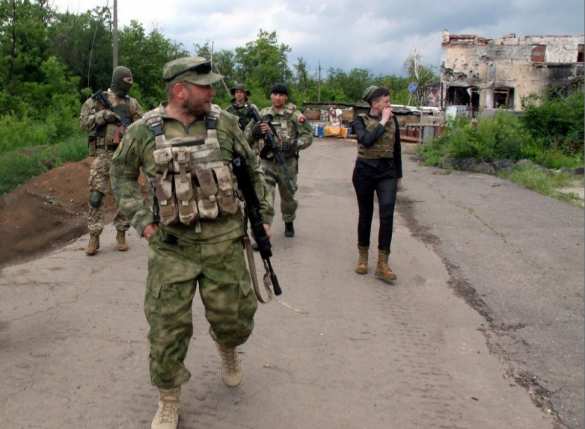 Ярош и Савченко встретились в зоне «АТО» (ФОТО) | Русская весна