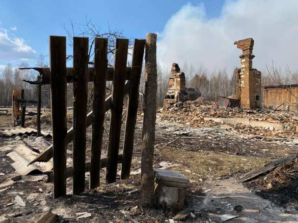 Страшные кадры: сгоревшие сёла под Чернобылем (ФОТО) | Русская весна