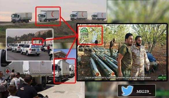 Тайна гуманитарных конвоев: что везут сирийским боевикам ООН и «Красный Полумесяц»? (ФОТО) | Русская весна