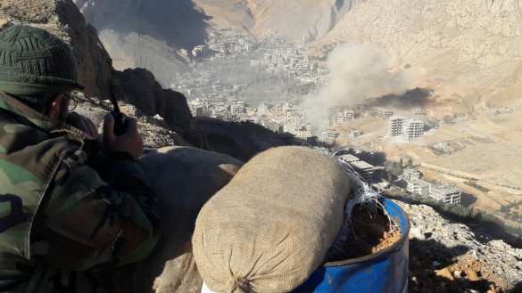 Сражение в долине под Дамаском: кадры боев и прорыв спецназа сквозь оборону банд (ВИДЕО, КАРТА, ФОТО 18+) | Русская весна