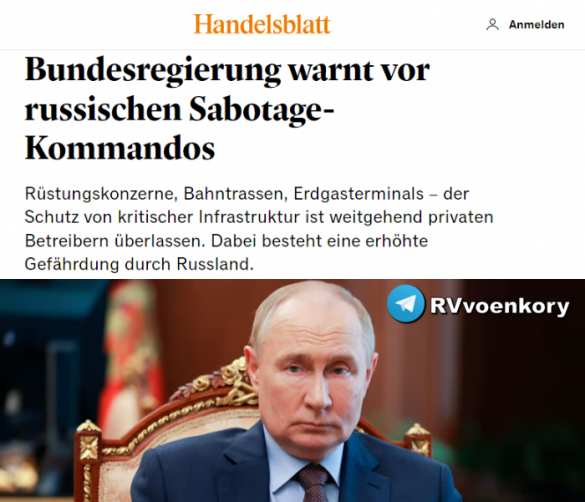 В Германии боятся ответа России на вторжение ВСУ в Курскую область — Handelsblatt | Русская весна