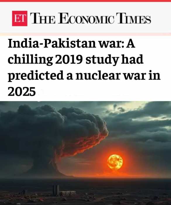 Война между Индией и Пакистаном — пугающее исследование 2019 года предсказало ядерную войну в 2025 году | Русская весна