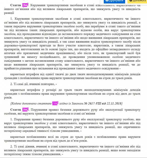 В Уголовном кодексе Украины появились две статьи с одним номером (ФОТО) | Русская весна