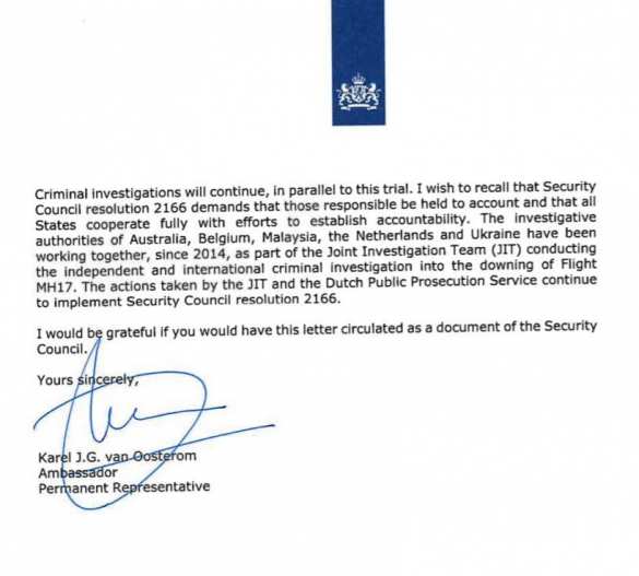 Пять стран направили письмо в ООН о начале суда по «Боингу» MH17 | Русская весна