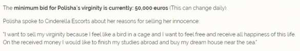 Дурной пример: Ещё одна 19-летняя украинка продаёт девственность за круглую сумму (ФОТО) | Русская весна
