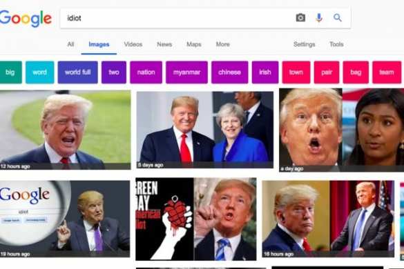 Google начал показывать фотографии Трампа на запрос «Idiot» (ФОТО) | Русская весна