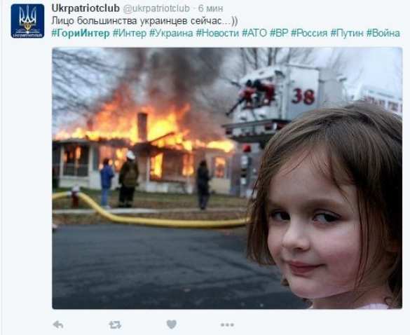 «Не давайте тушить, не выпускайте никого оттуда!» — реакция украинцев на поджог «Интера» (ФОТО) | Русская весна