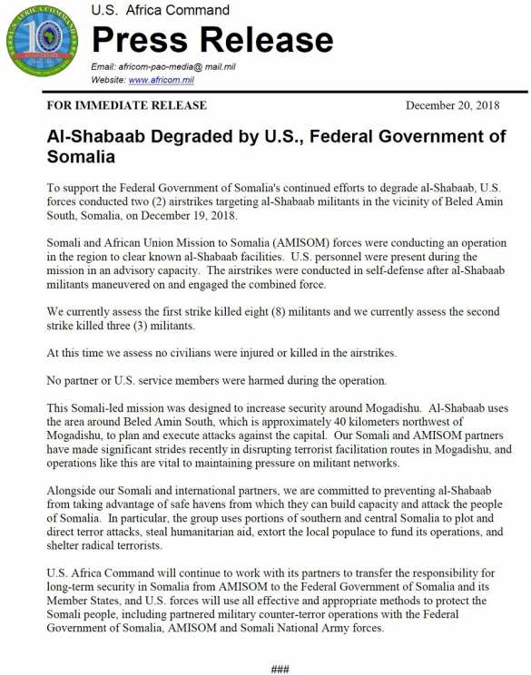 ВВС США атаковали Сомали | Русская весна