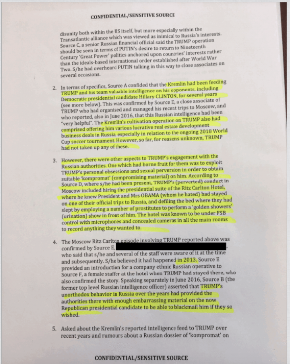 Проститутки Трампа мочились на кровать Обамы, — американские СМИ (ДОКУМЕНТ) | Русская весна