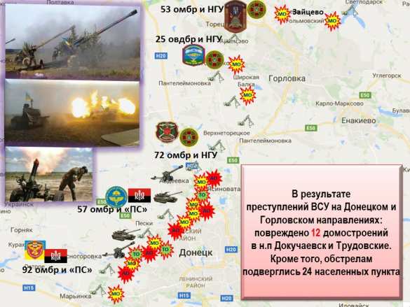 «Русская Весна» публикует полную сводку о военной ситуации в ДНР за 8—14 июля (ИНФОГРАФИКА) | Русская весна