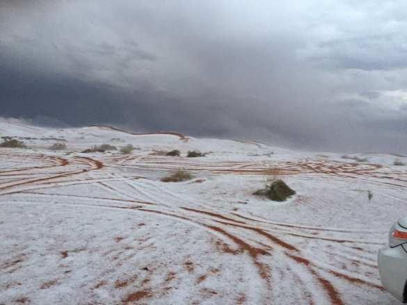 Катаклизм: снегопад в Саудовской Аравии ведет к катастрофам (ВИДЕО, ФОТО) | Русская весна