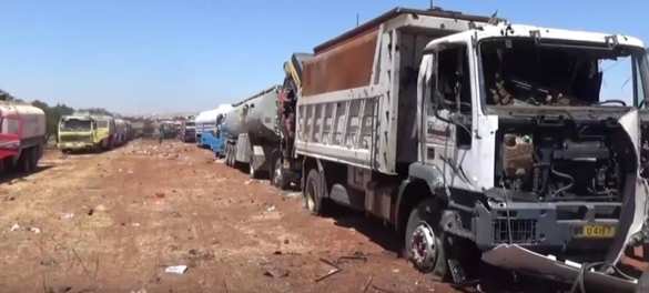 СРОЧНО: ВКС России сожгли колонну с нефтью ИГИЛ и «оппозиции» в Алеппо — опубликованы кадры (+ВИДЕО, ФОТО) | Русская весна