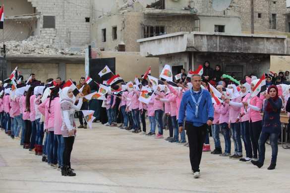 «Весёлые старты» в Алеппо: Российские военные помогают детям Сирии забыть ужасы войны — репортаж РВ (ФОТО) | Русская весна