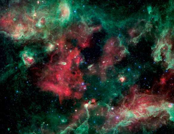 Гигантский выброс газа в галактике — впервые увиденный человеческим глазом (видео) | Русская весна