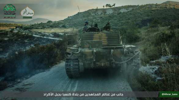 Танковое наступление боевиков в Латакии: взят город Кенсаба (ФОТО 18+) | Русская весна