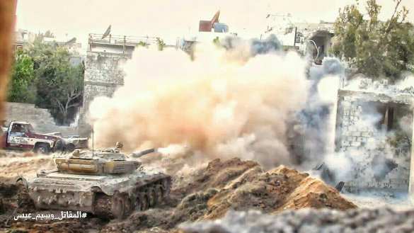Котёл под Дамаском: Танковый удар Армии Сирии ставит боевиков в критическое положение (+ФОТО, ВИДЕО) | Русская весна