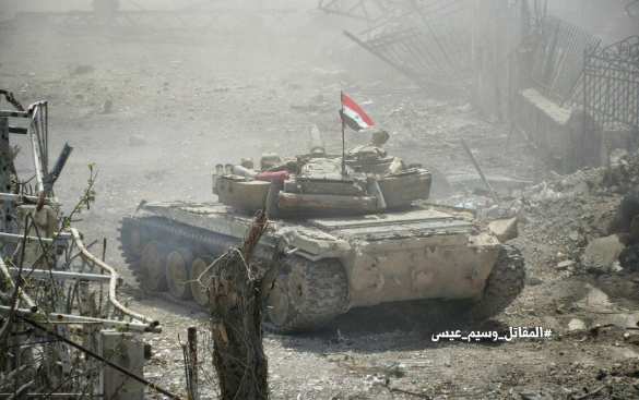 Танки и ракеты Армии Сирии отправляют в ад боевиков в Дамаске (+ВИДЕО, ФОТО) | Русская весна