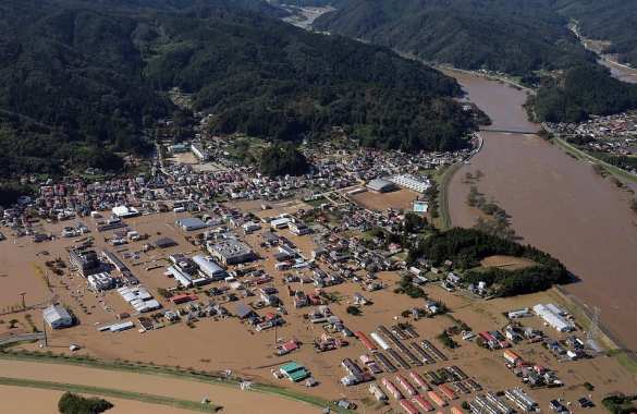 Десятки погибших, оползни, наводнения: Япония после удара страшного тайфуна (ФОТО, ВИДЕО) | Русская весна