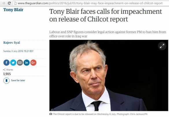 Британские депутаты инициируют судебное преследование Тони Блэра за войну в Ираке (ФОТО) | Русская весна