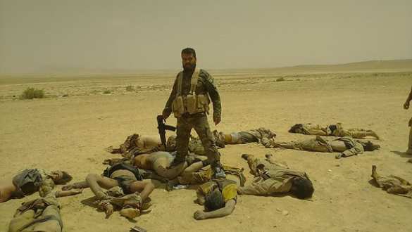 Российские танки Т-90 уничтожают ИГИЛ у Пальмиры (ВИДЕО, ФОТО 21+) | Русская весна