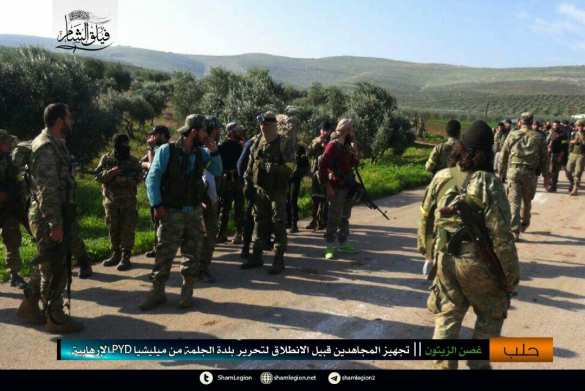 Турки приближаются к Африну, а сирийская гвардия занимает позиции на границе с курдским анклавом (ФОТО) | Русская весна