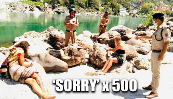 Иностранцев заставили просить прощения за нарушение карантина в Индии (ФОТО, ВИДЕО) | Русская весна