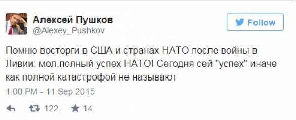 «Военный успех» США и НАТО обернулся катастрофой, — Пушков | Русская весна