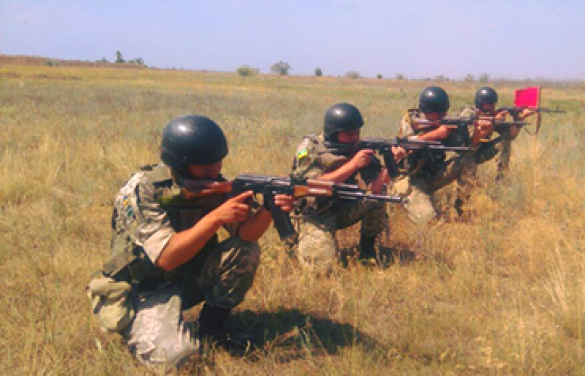 Украинские пограничники проводят учения вблизи границы с Крымом (ФОТО) | Русская весна