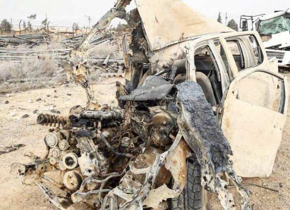 Машину разорвало в клочья: автомобиль российских военных советников, подорванный под Пальмирой (ФОТО) | Русская весна