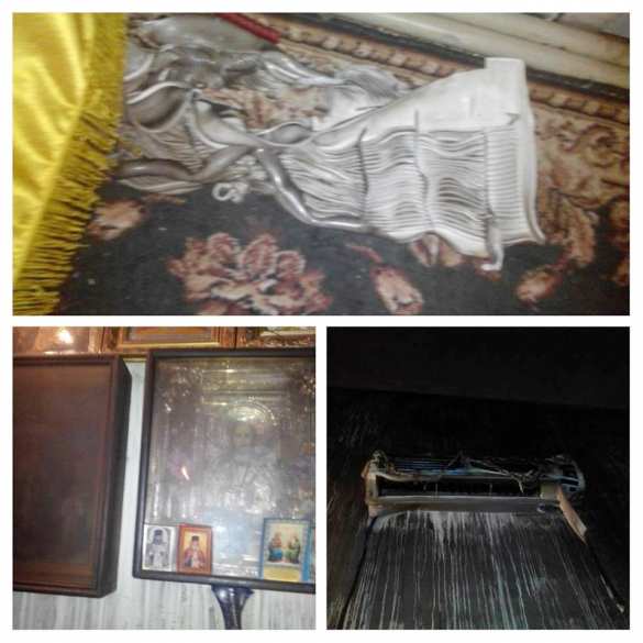 На Украине храм Московского Патриархата забросали коктейлями Молотова (ФОТО) | Русская весна