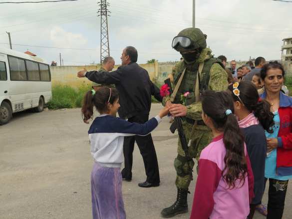 Сирийская весна: «Вежливые люди», помощь Латакии и цветы от детей для спецназа ВС России — эксклюзив «РВ» (ФОТО+ВИДЕО) | Русская весна