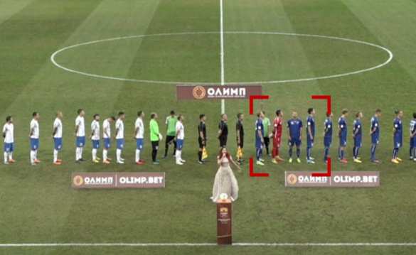 Украинский игрок российского футбольного клуба отвернулся от флага России (+ВИДЕО, ФОТО) | Русская весна