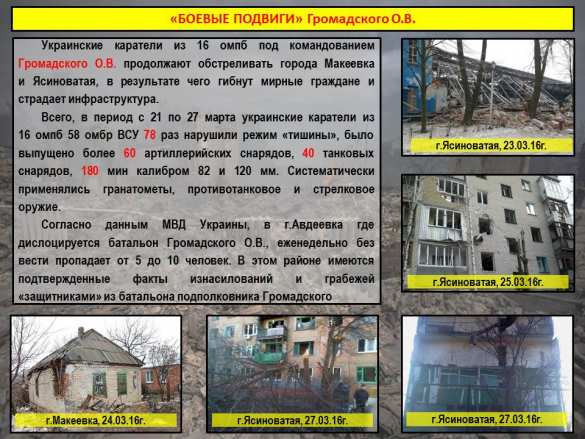 Минобороны ДНР обнародовало новые данные о командирах ВСУ, виновных в мартовских обстрелах городов (ФОТО) | Русская весна