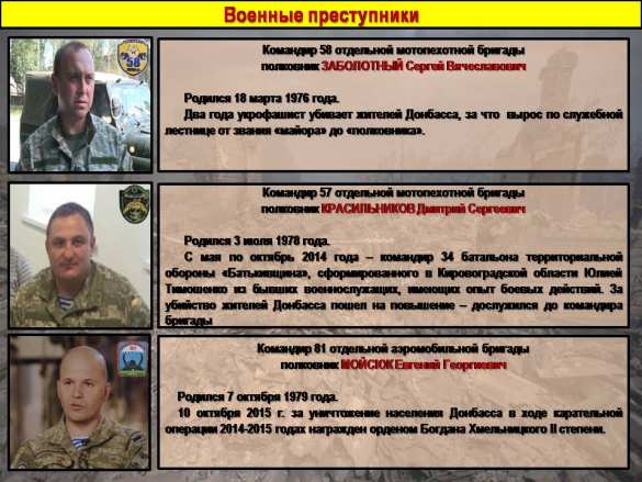 Военные преступники из ВСУ (ИНФОГРАФИКА) | Русская весна