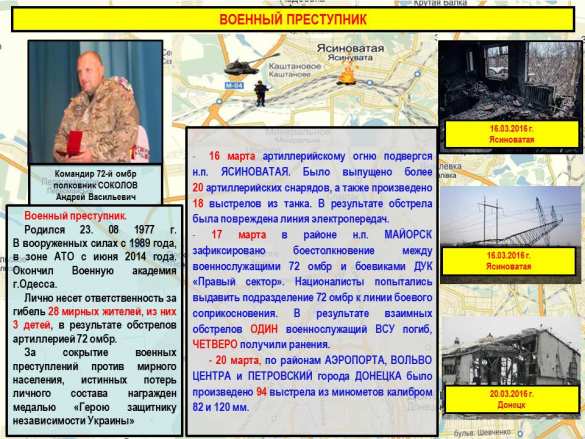 Минобороны ДНР обнародовало досье на командиров ВСУ, причастных к военным преступлениям на Донбассе (ФОТО) | Русская весна