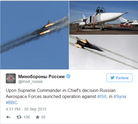 Минобороны РФ опубликовало фото авиации в Сирии (ФОТО) | Русская весна