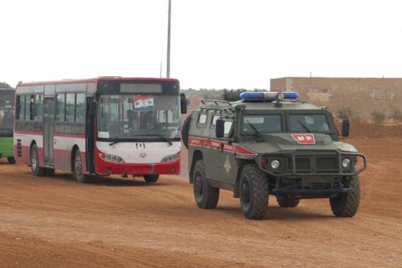 Сирия: Под охраной русских «Тигров» и «Тайфунов» боевиков вывели из посёлка Тайха (ФОТО) | Русская весна